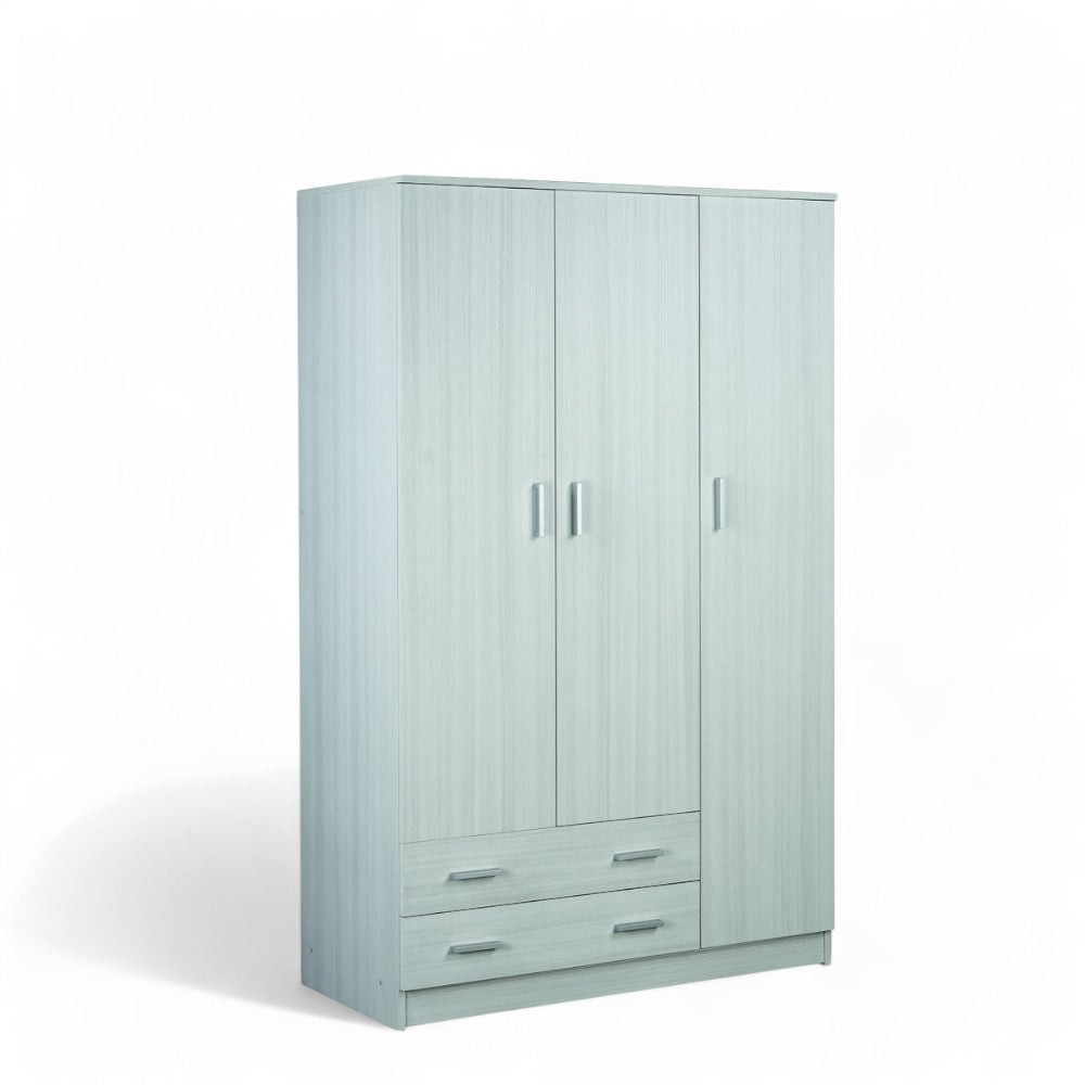 A4570Deuk Armoire 3 portes 2 tiroirs droite Eucalyptus