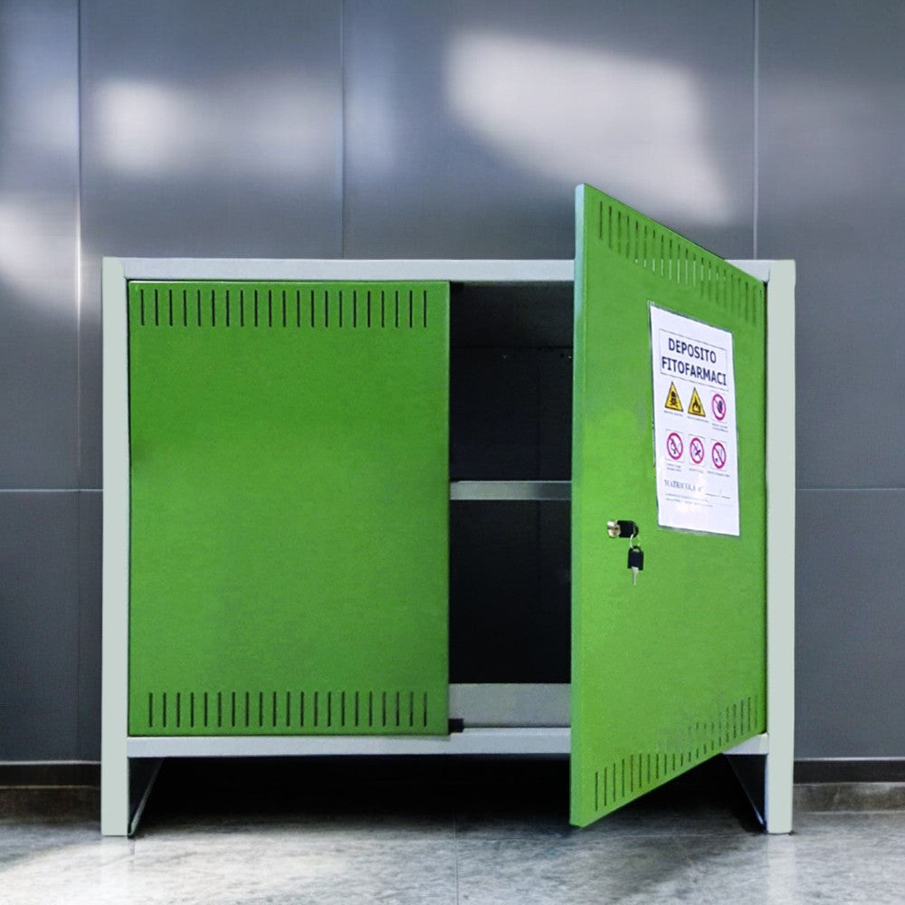 Armoire De Rangement Pour La Protection Des Plantes À Deux Portes 80H Cm. - cm.100x40x80h, démonté