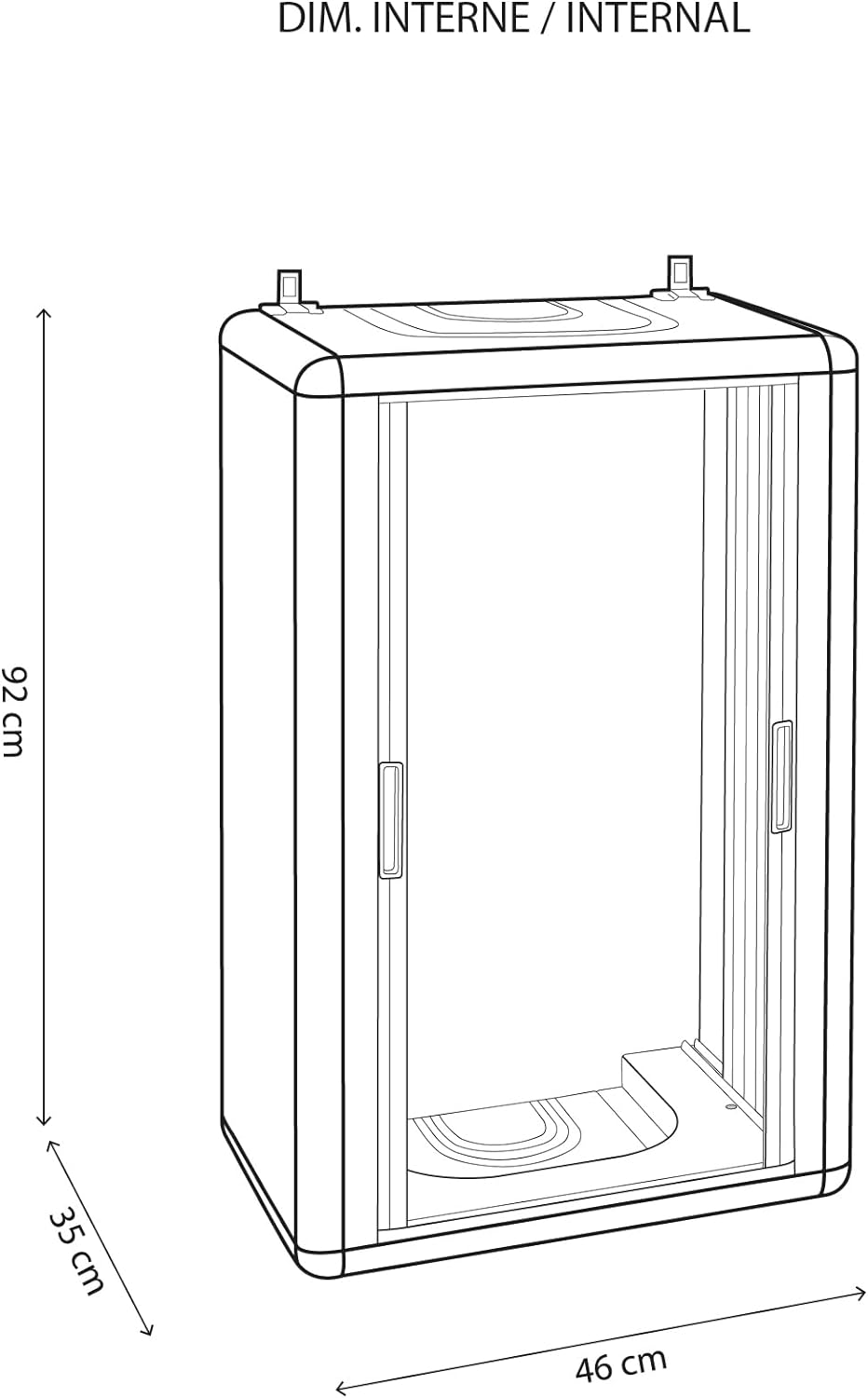 Armoire de couverture de chaudière avec ouverture de volet blanc à enroulement facile de l'Himalaya