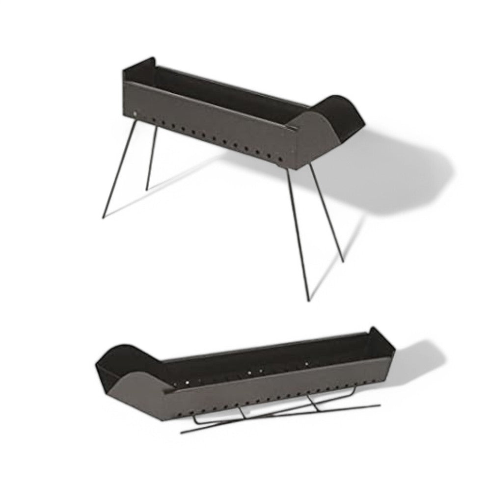 Cuiseur à brochettes à charbon 'filoteo' 80x14x65h cm