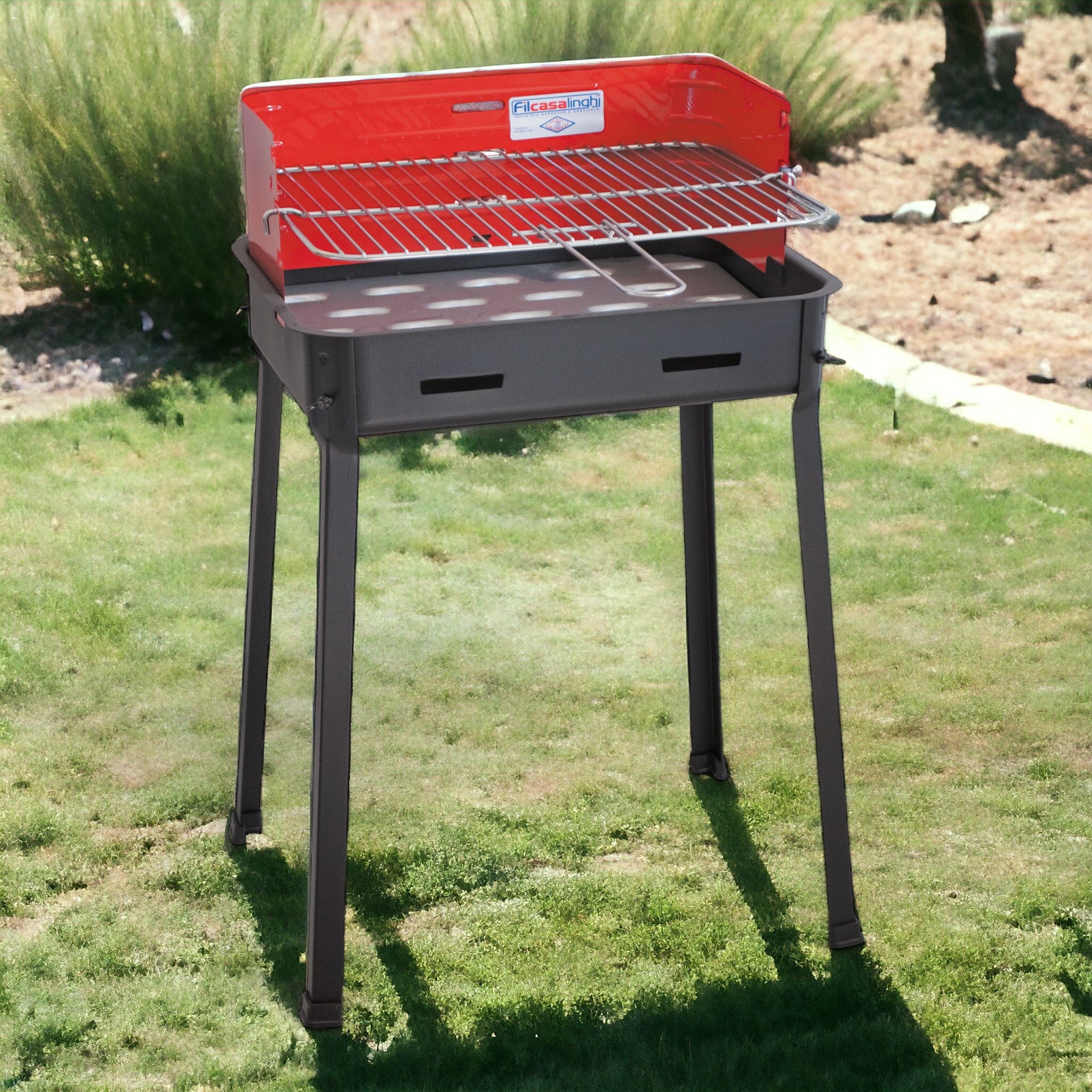 Barbecue à charbon 'moyen' 45x30x85h cm