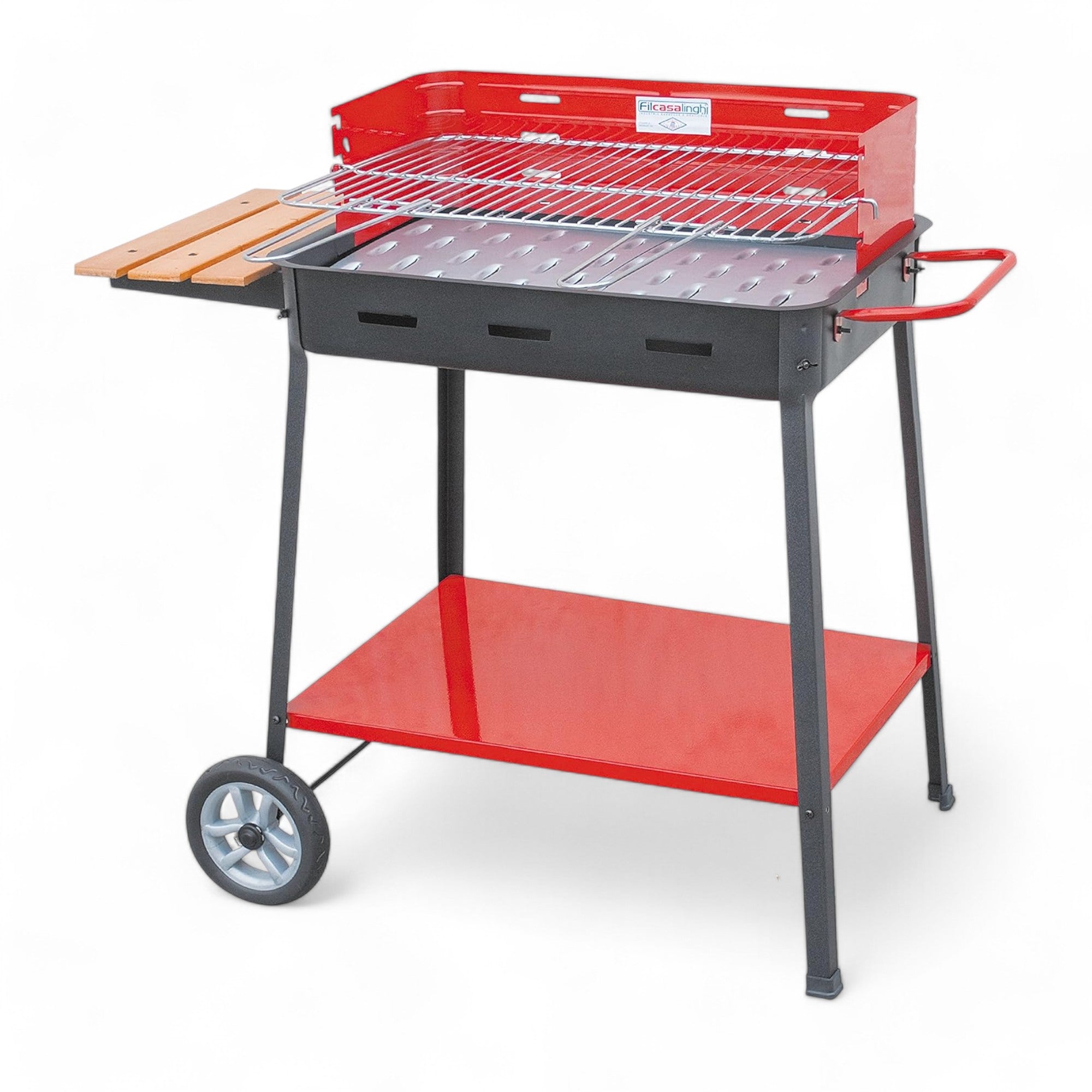 Barbecue à charbon 'supermax' avec support 60x40x85h cm