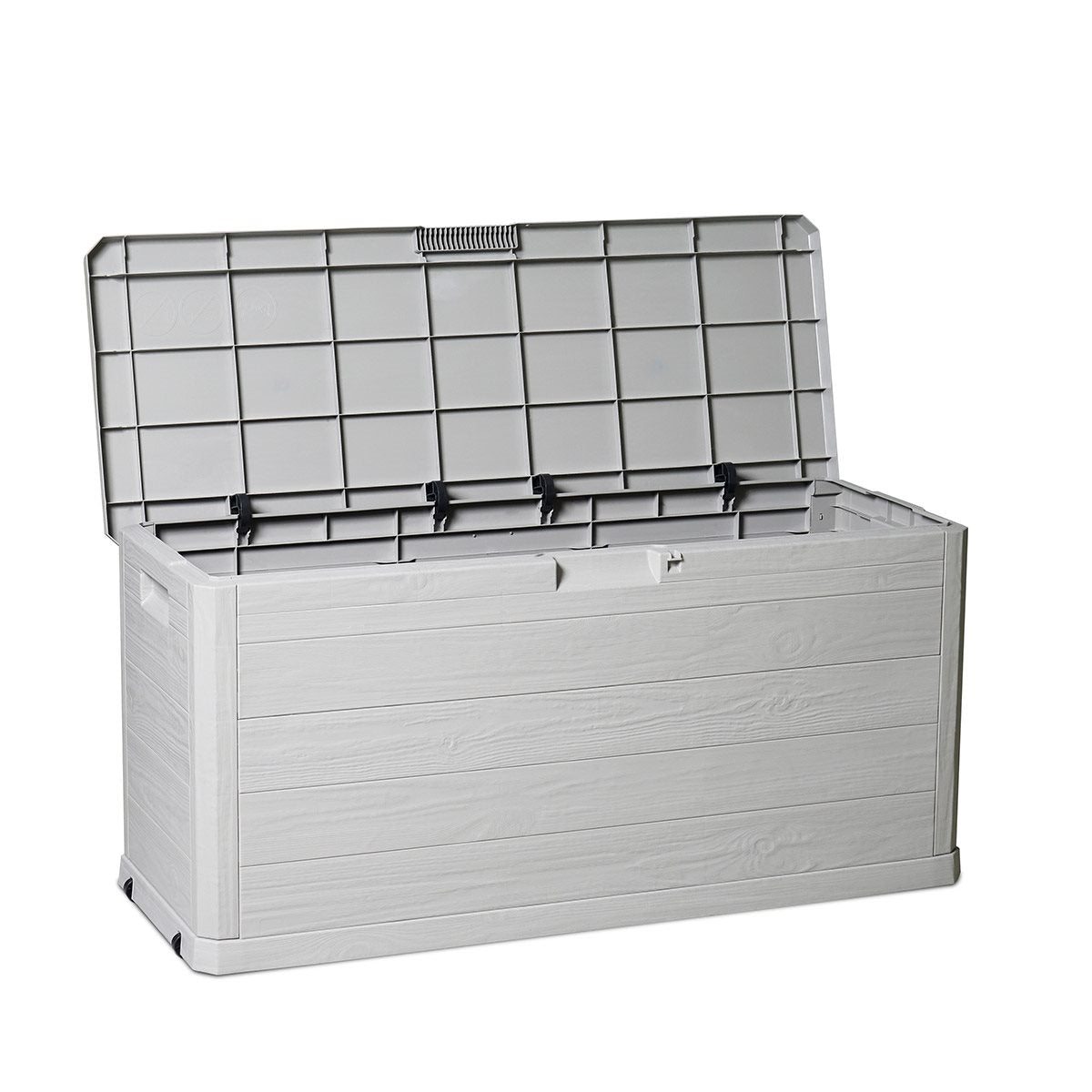 Coffre de rangement polyvalent gris tourterelle Woody's 280 litres