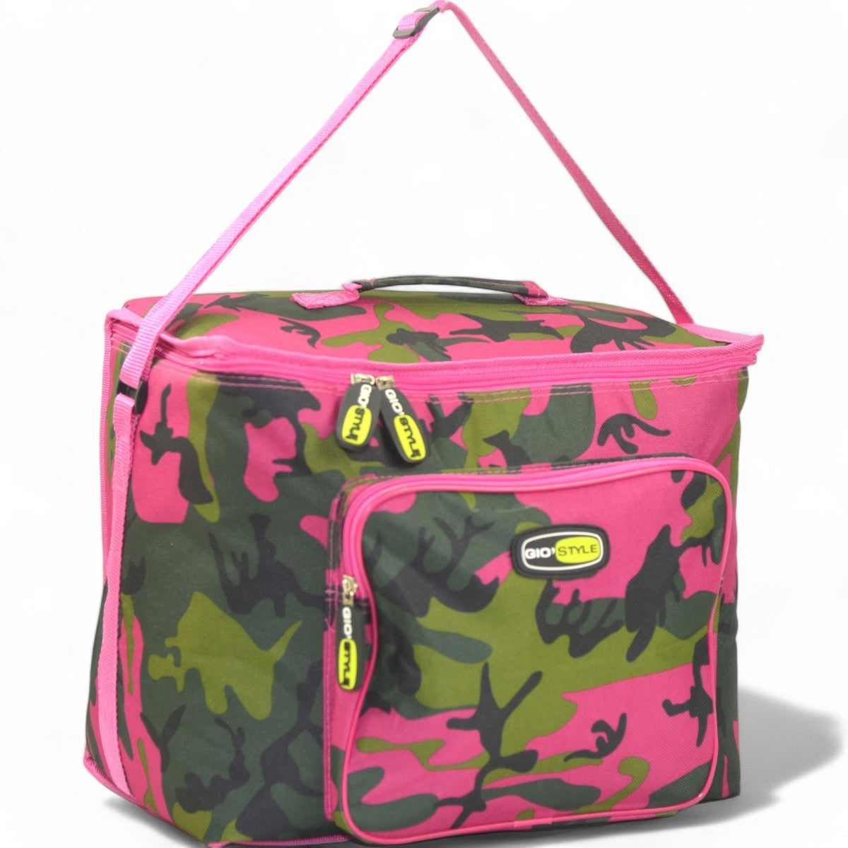 Borsa termica con interno alluminio in poliestere camouflage