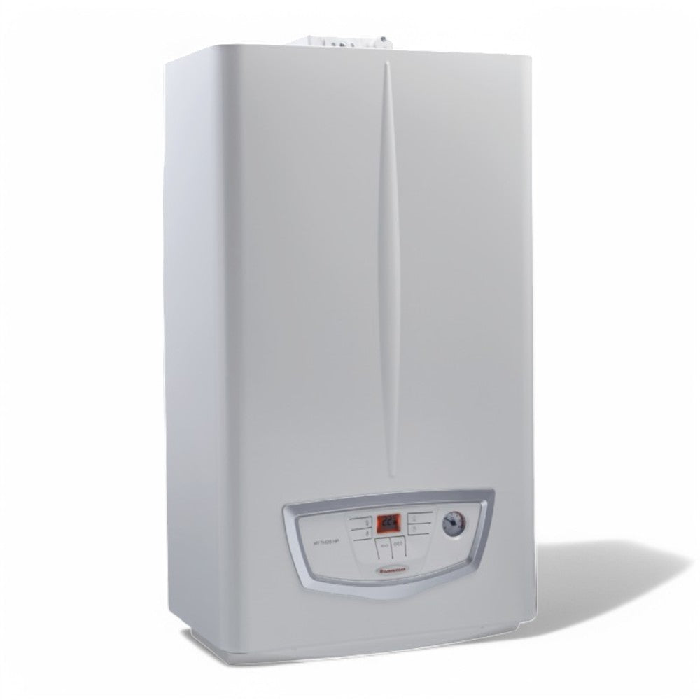 Caldaia a condensazione istantanea 22,6 Kw A con cronotermostato SMART hi-tech senza fili a tecnologia Bluetooth 44x24H79 cm Mythos Hp