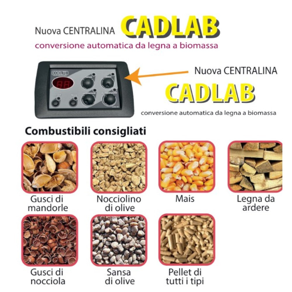 Caldaia policombustibile combi super con bruciatore a doppio salto costruita con lamiere d’acciaio di grosso spessore