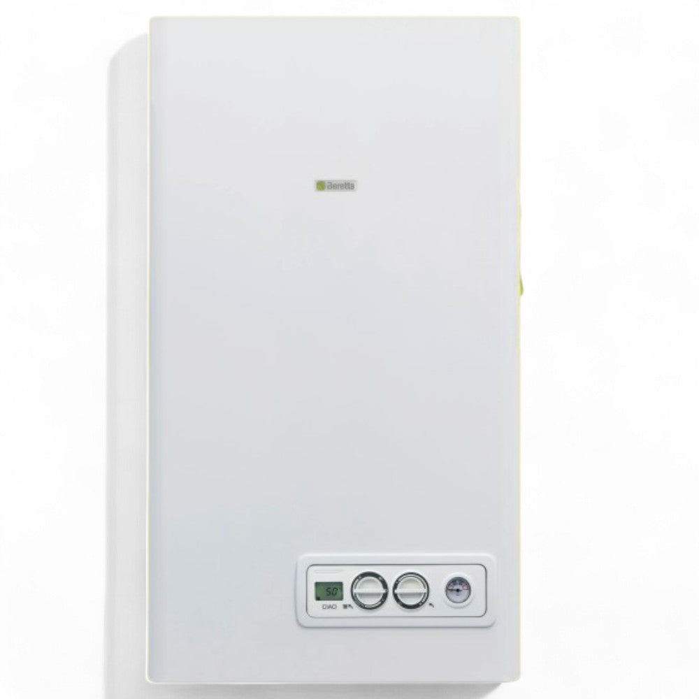 Caldaia camera aperta a tiraggio naturale 24 Kw B display per la visualizzazione della temperatura 40x34xH74 cm Ciao Lx