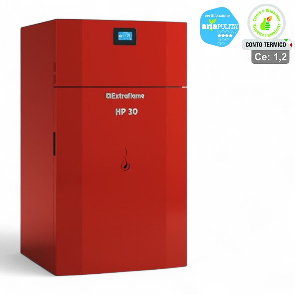 Chaudière Thermopellet Hp 30 Evo 31,3 Kw Bordeaux (Compte Thermique) - mesure 78,0x77,8x140,8h cm. - poids Kg.335