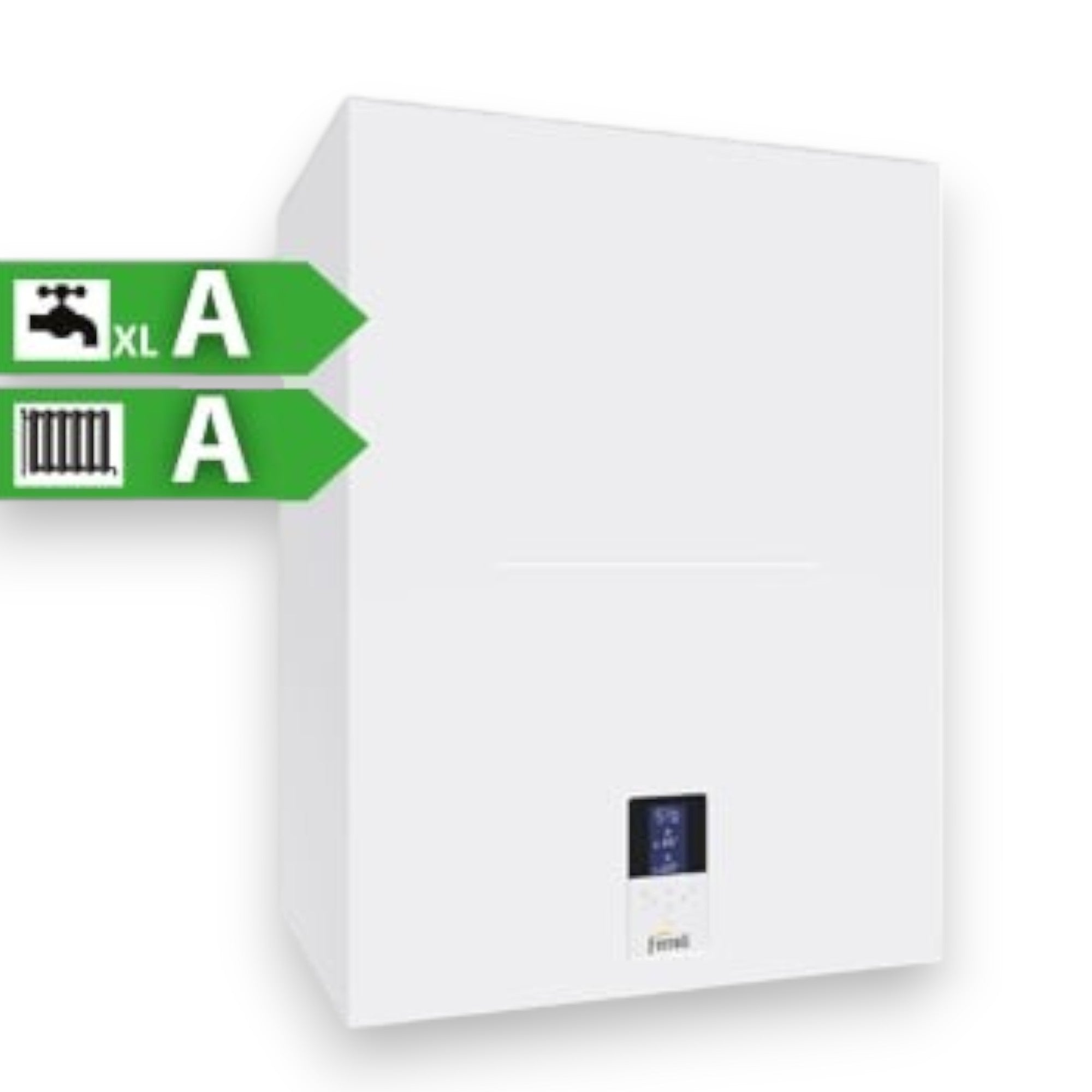 Caldaia gas a condensazione 28 Kw A con accumulo per acqua sanitaria 50 litri metano 60x44xH80 cm HBLUEHELIX RRT K 50