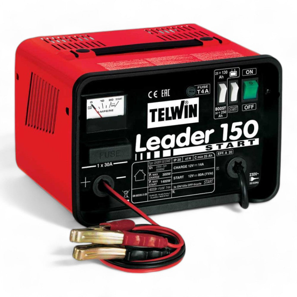 Chargeur de batterie Leader 150 Start 20/140A 12V avec démarreur