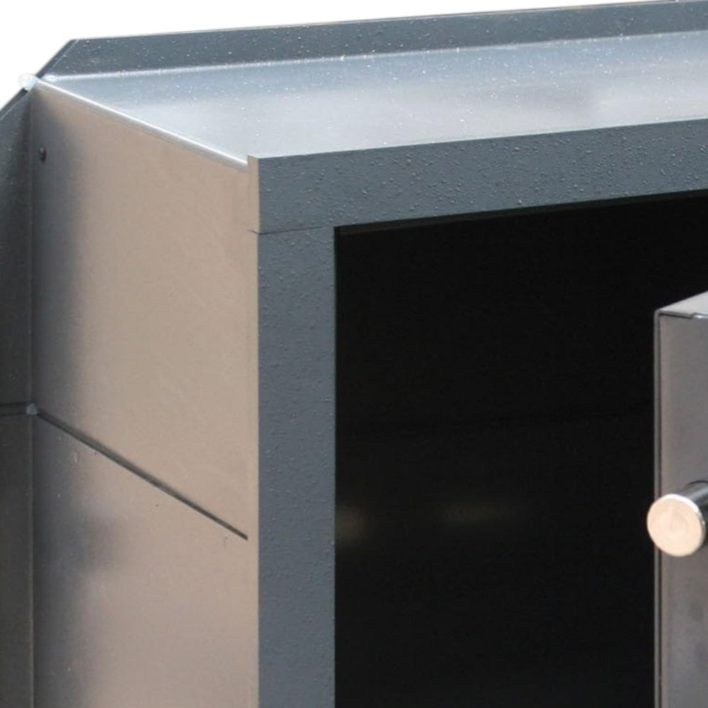 Coffre-fort avec clé double carte 82010 - mm.310x200x190h. 11,4 kg (82010210) 2 chaînes.