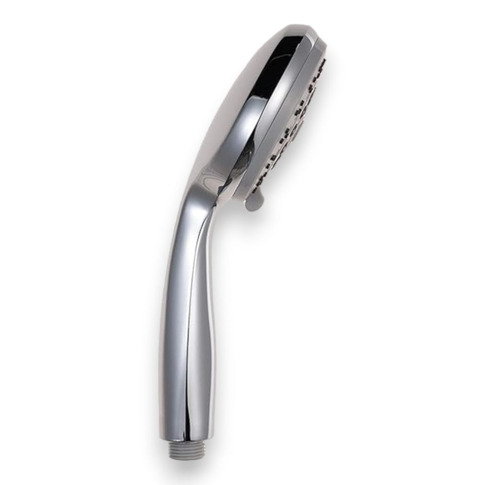 Douchette de salle de bain chromée, douchette à main 3 jets 1/2"