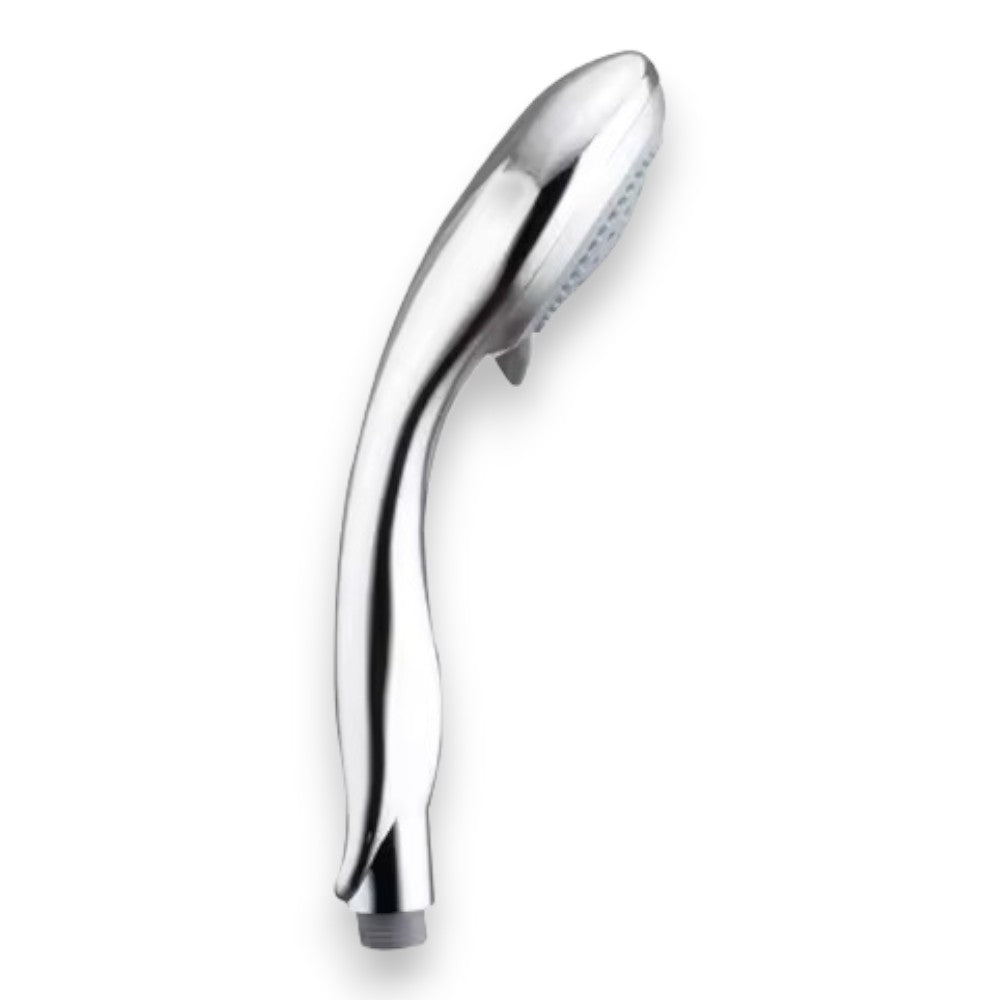 Douchette de salle de bain chromée, douchette à main 5 jets + arrêt 1/2"