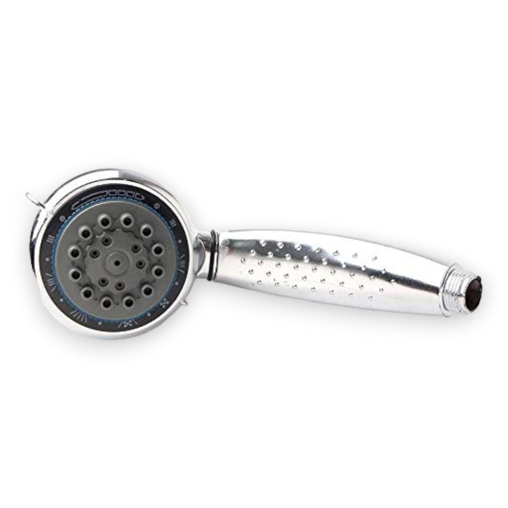 Douchette de salle de bain chromée, douchette à main 8 jets 1/2"