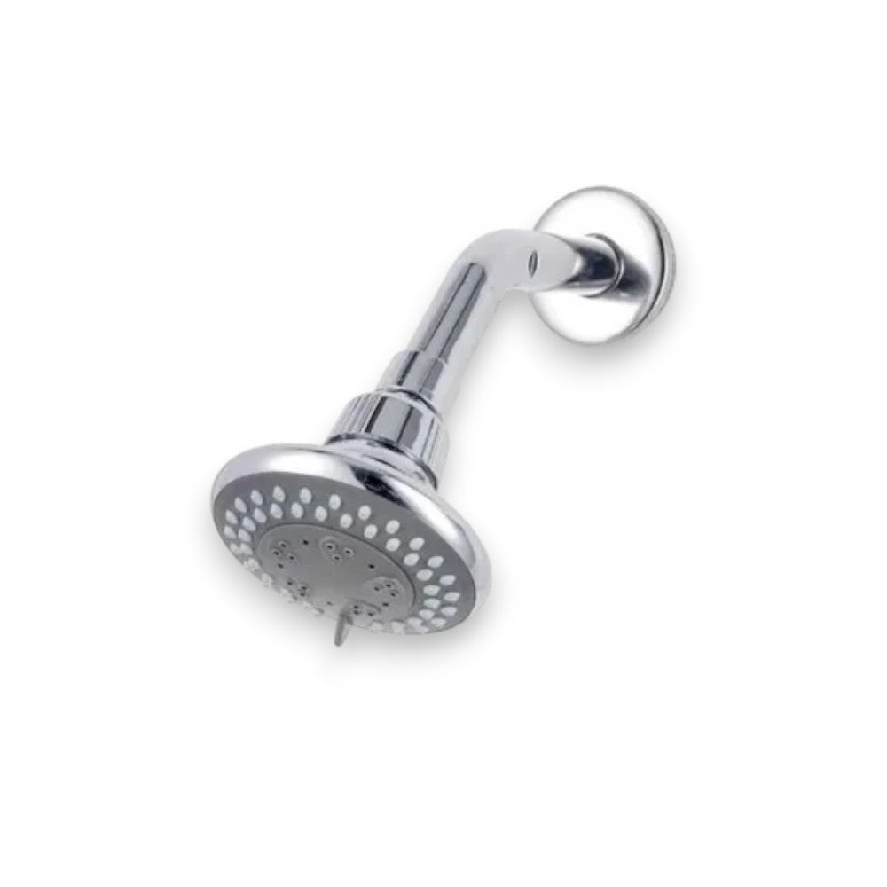 Bras de douche de salle de bain en ABS avec pomme de douche à 3 jets réglables