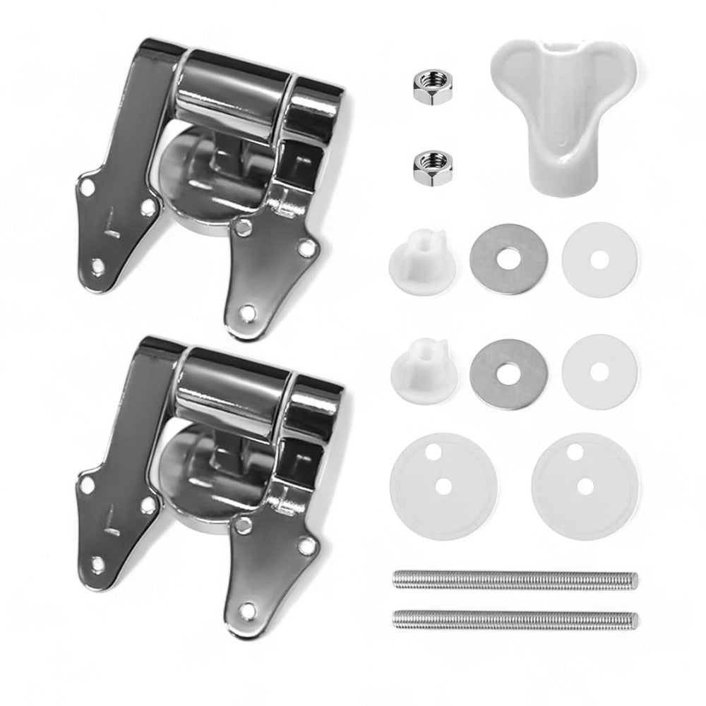 Charnières métalliques de remplacement pour sièges de toilettes à fermeture lente