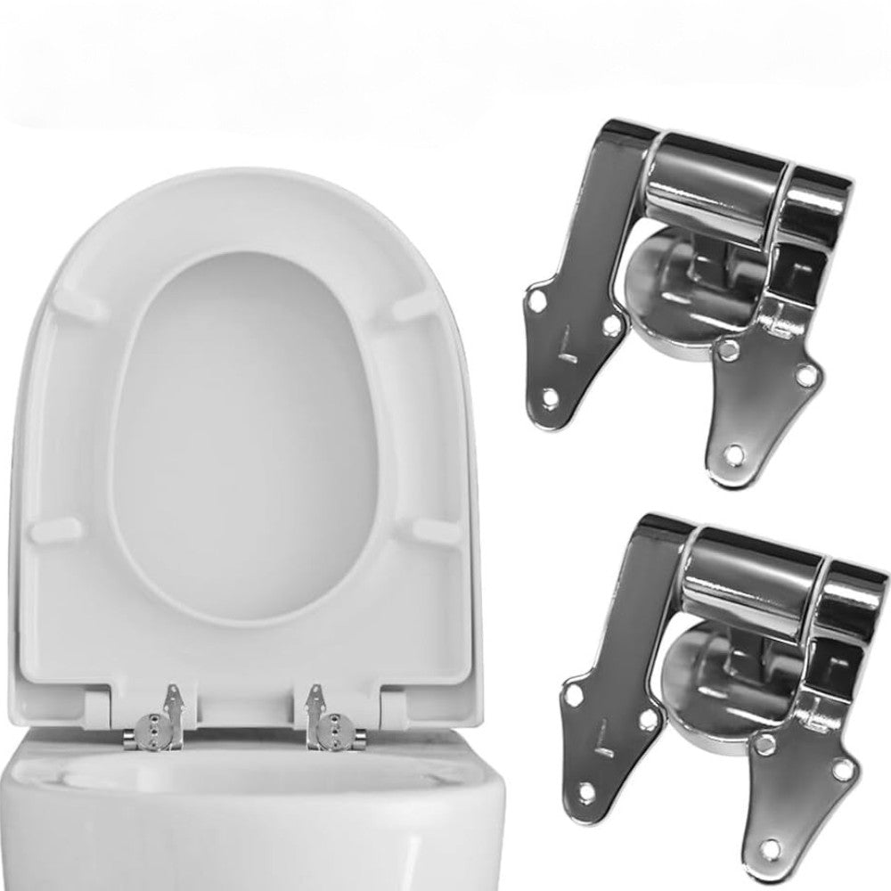 Charnières métalliques de remplacement pour sièges de toilettes à fermeture lente