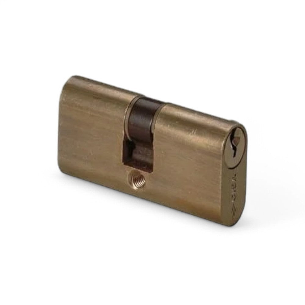 Cylindres filetés avec logo de type ovale 08110 - 56 mm centrés (28x28) (0811002)