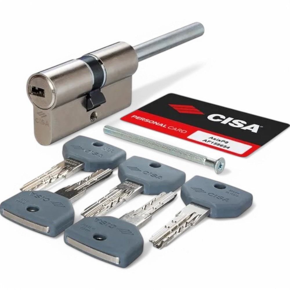 Cylindres à mortaises Cisa European Prof. "Asix P8 Pro" pour bouton 0Q317 - mm.59 (30-30) 0Q31707012SD