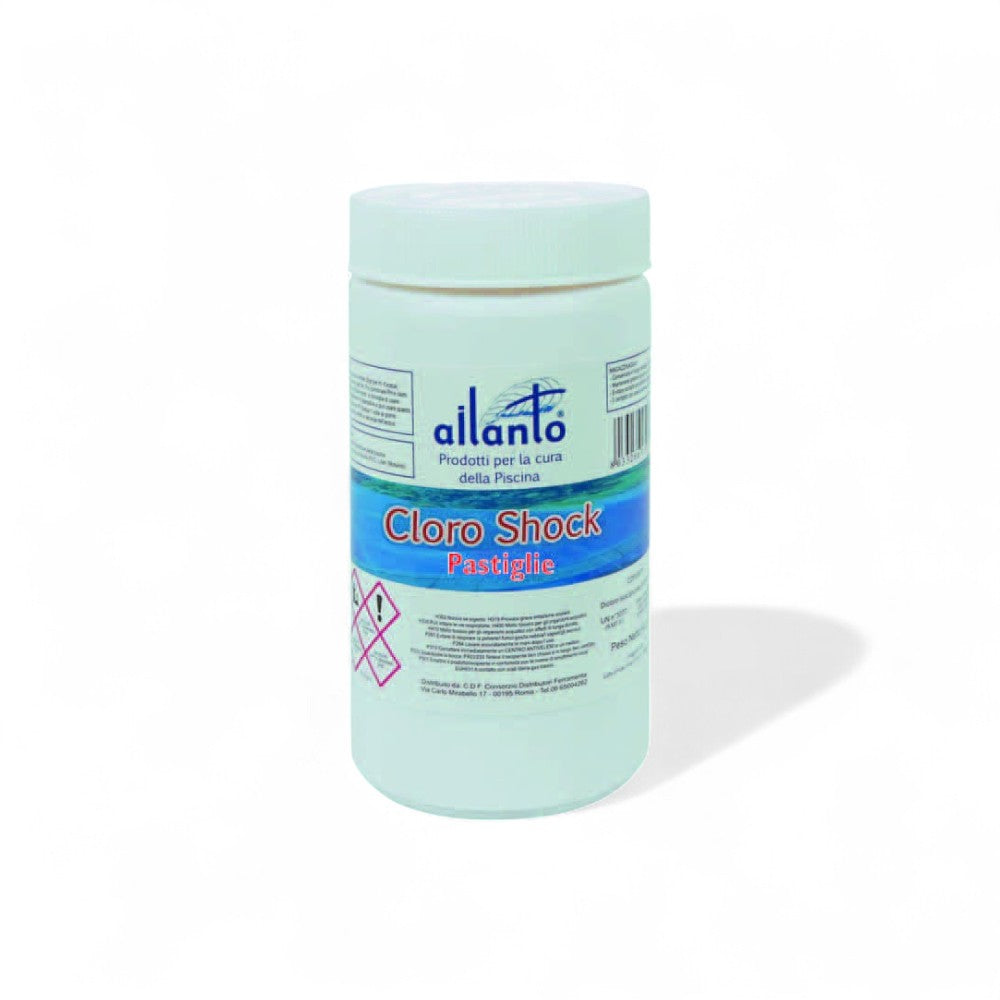 Comprimés de dichloroisocyanurate - Boîte de 1 kg de comprimés de 20 g chacun