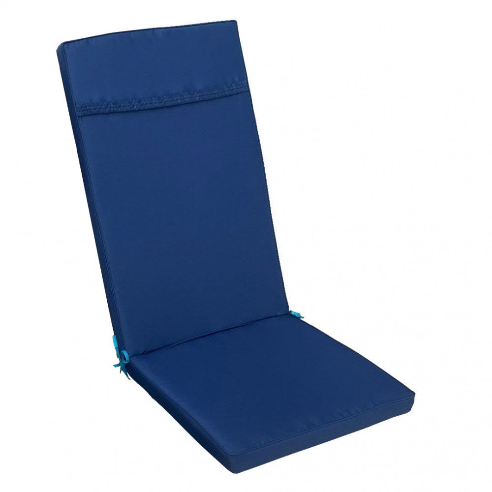 Coussin à carreaux bleu Real Alto