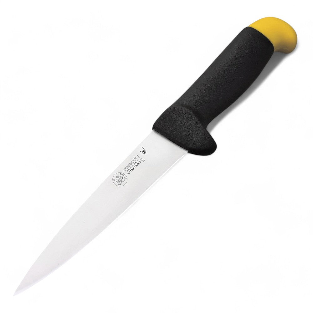Coltello da scanno professionale con lama in acciaio rigida