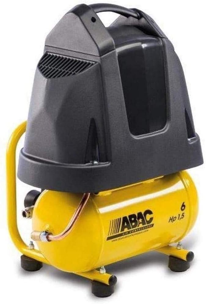 Compresseur à piston coaxial sans huile de base Abac 6 lt