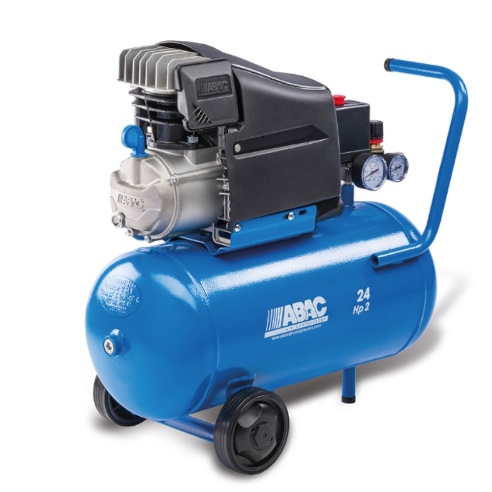Compresseur électrique coaxial à roues pole position L20 ligne Abac 24 lt 2HP