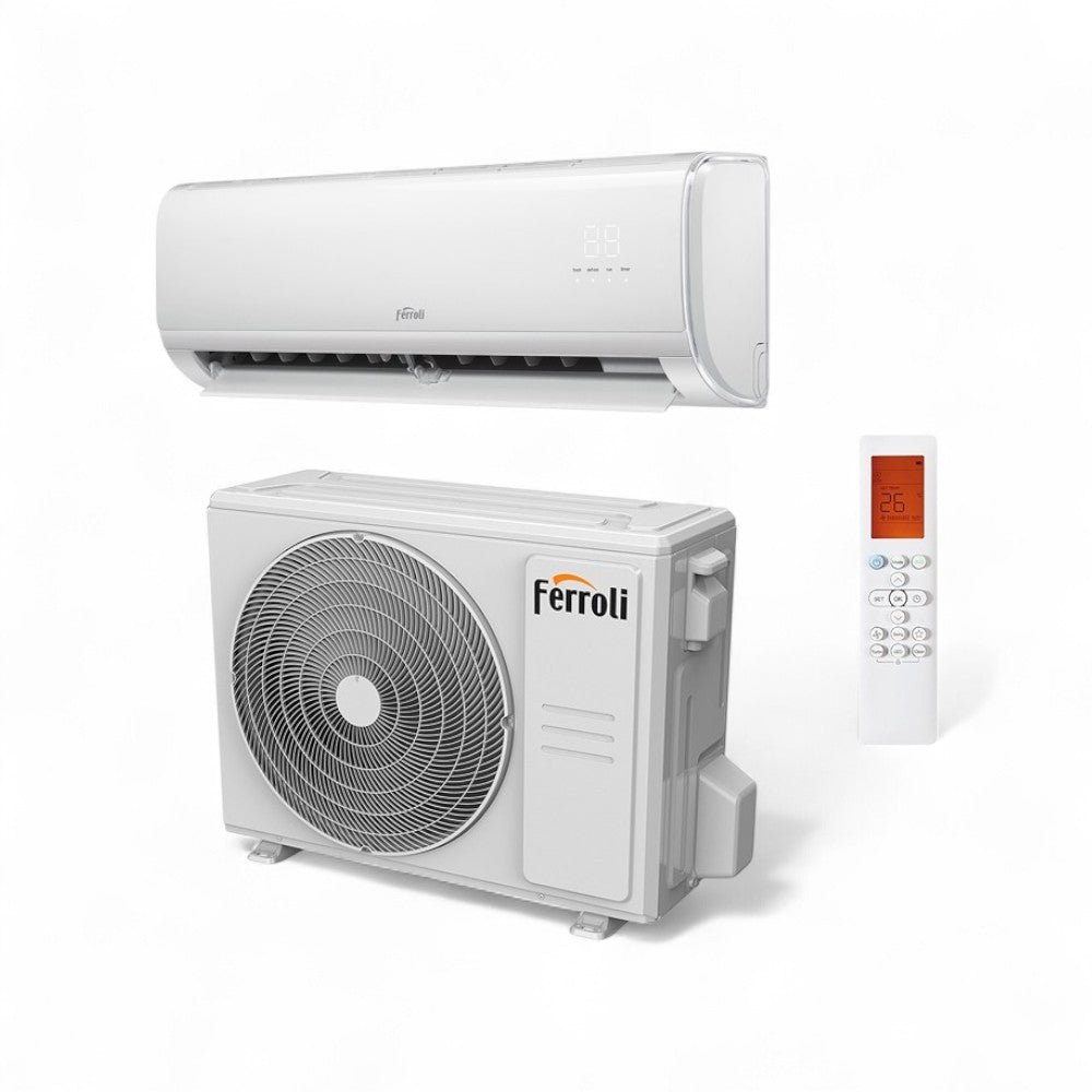 Condizionatore climatizzatore split + motore 9000 BTU A++ R32 controllo da remoto con Wi-Fi Giada