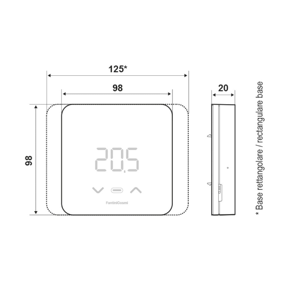 Cronotermostato elettronico con connessione Wifi e regolazione temperatura C800 Wifi R