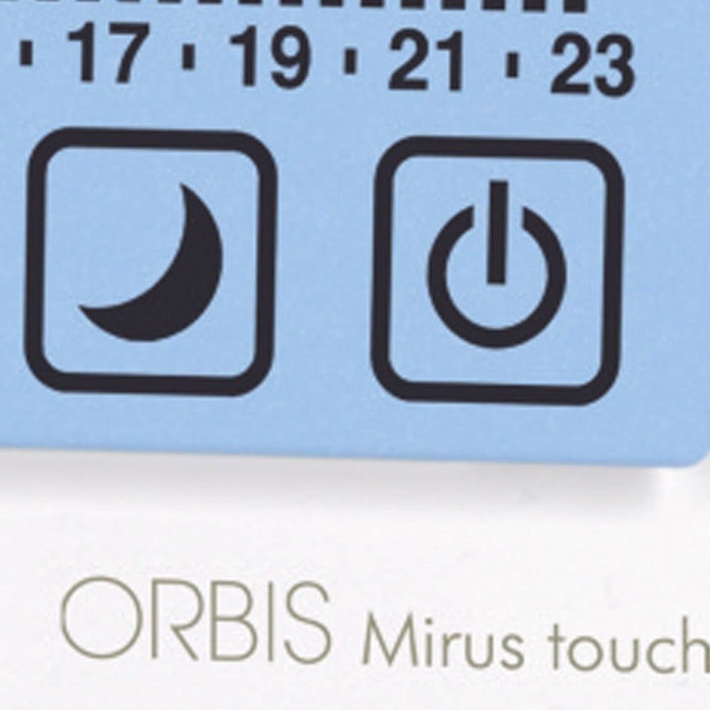 Cronotermostato digitale a programmazione giornaliera e settimanale con DisplayTouch screen retroilluminato Mirus touch