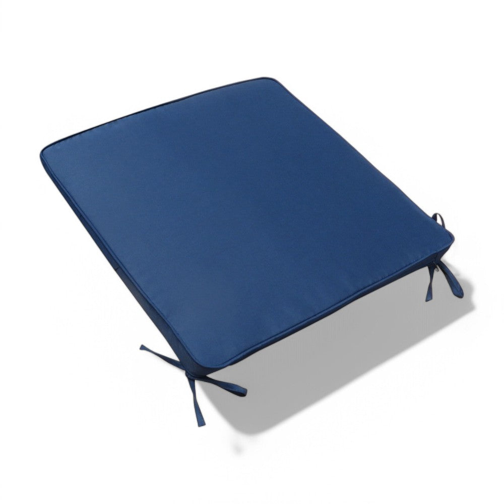 Coussin de siège véritable grand bleu foncé