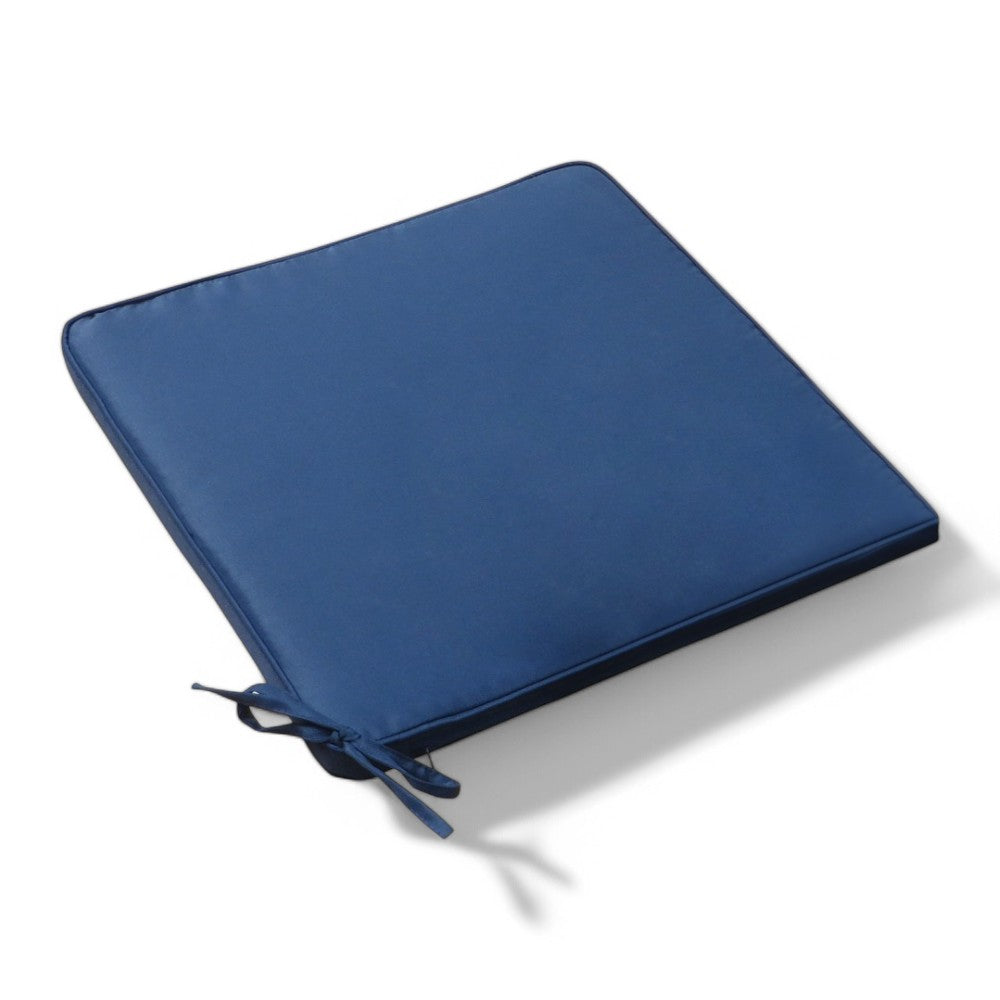 Coussin de siège véritable grand bleu foncé