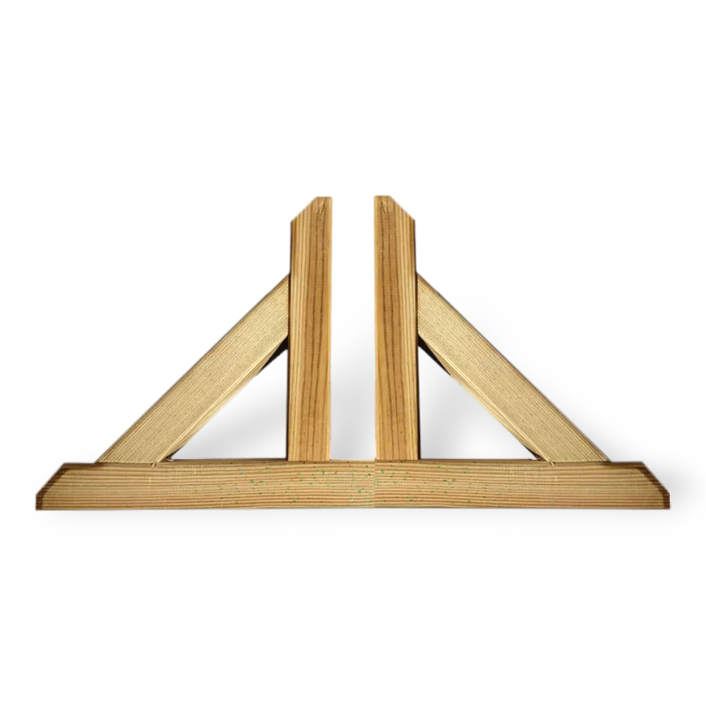 Pied de support de base pour panneaux et caillebotis en bois Forest