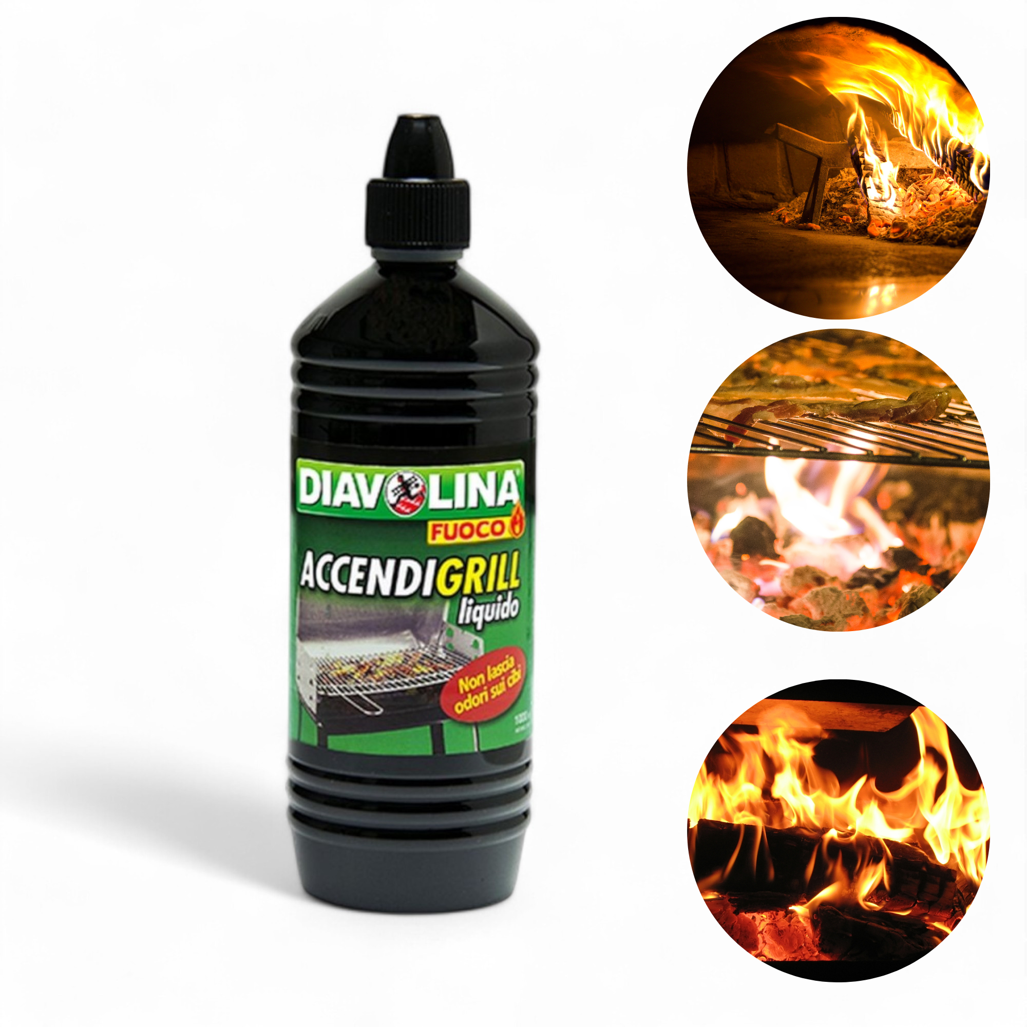 Briquet liquide pour gril 'diavolina' 1 lt