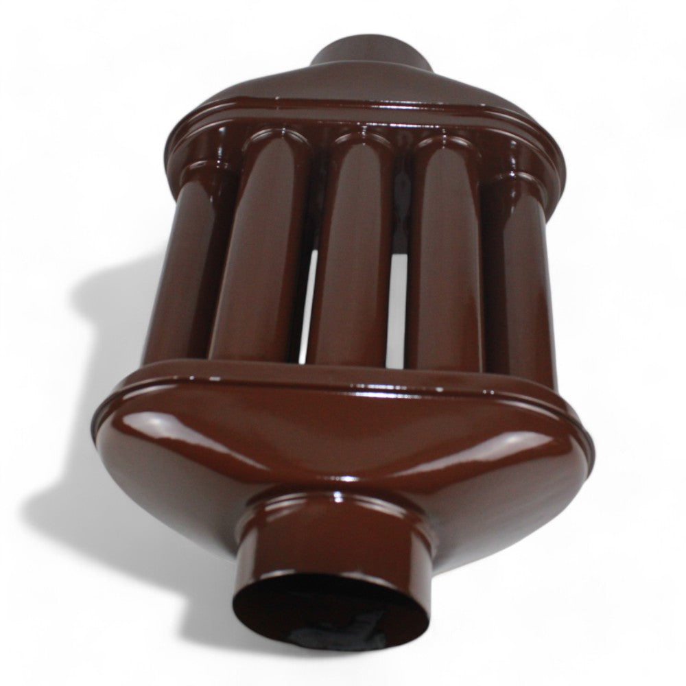 Diffuseur de chaleur en porcelaine marron "Ala Smalto Classic" - ø mm.120x500h.