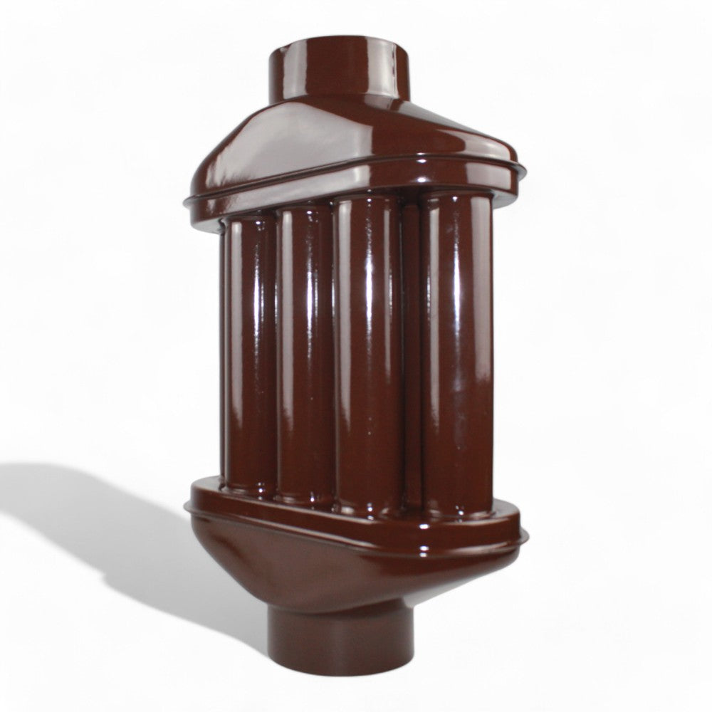Diffuseur de chaleur en porcelaine marron "Ala Smalto Classic" - ø mm.120x500h.