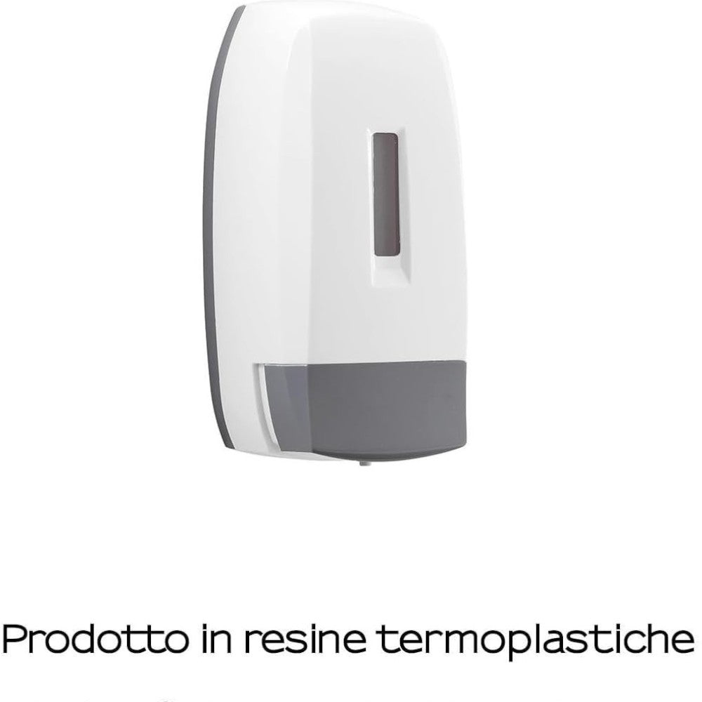 Dispenser distributore manuale in resina sapone liquido touch 500 ml