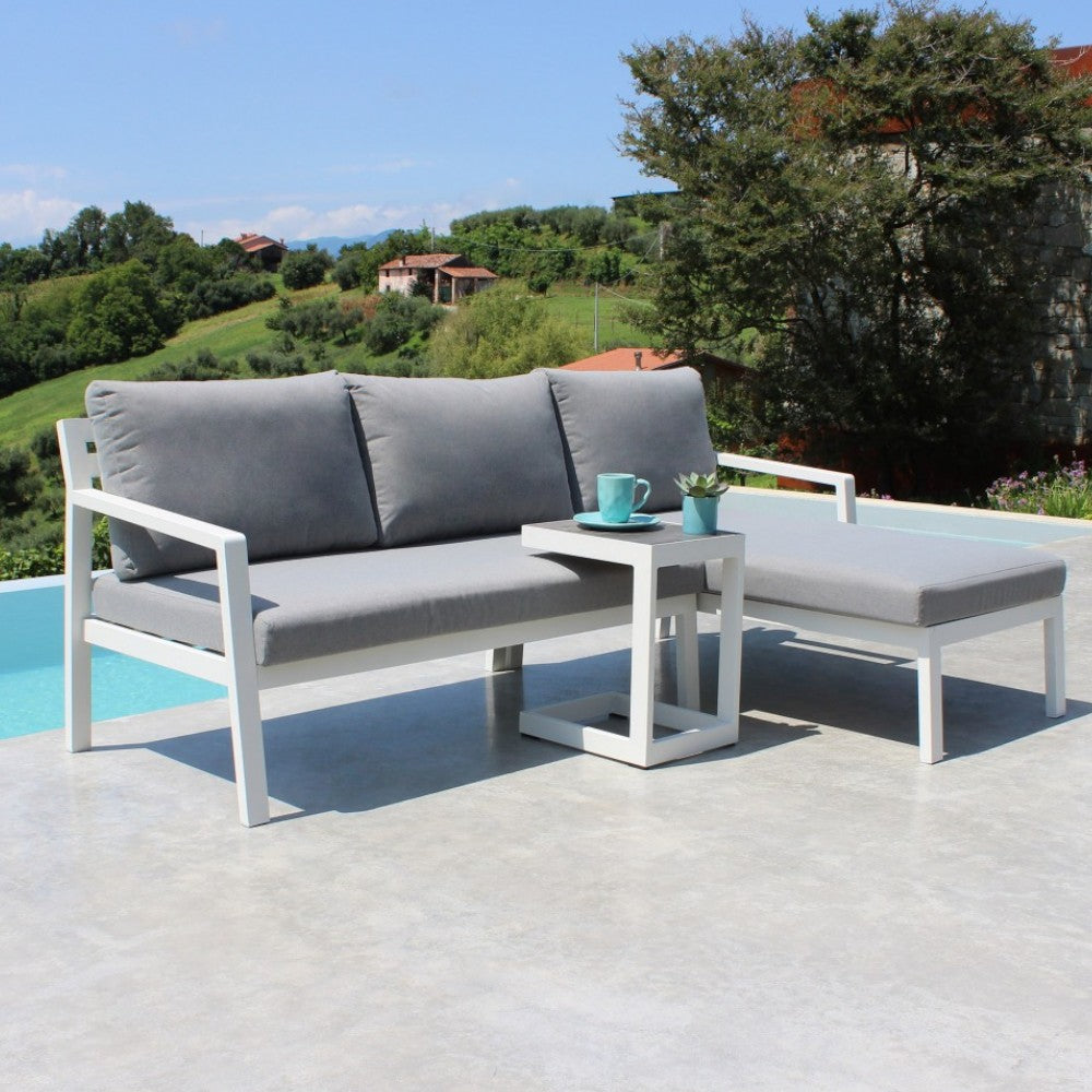 Canapé Komodo avec table basse avec coussins
