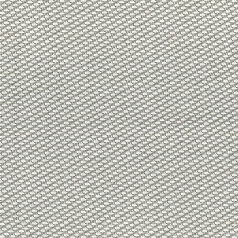 Divano rettangolare due posti in alluminio con cuscini beige e corde grigie 91x180xH71 cm