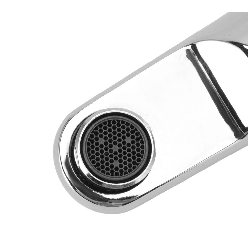 Doccetta monogetto cromo per lavabo estraibile