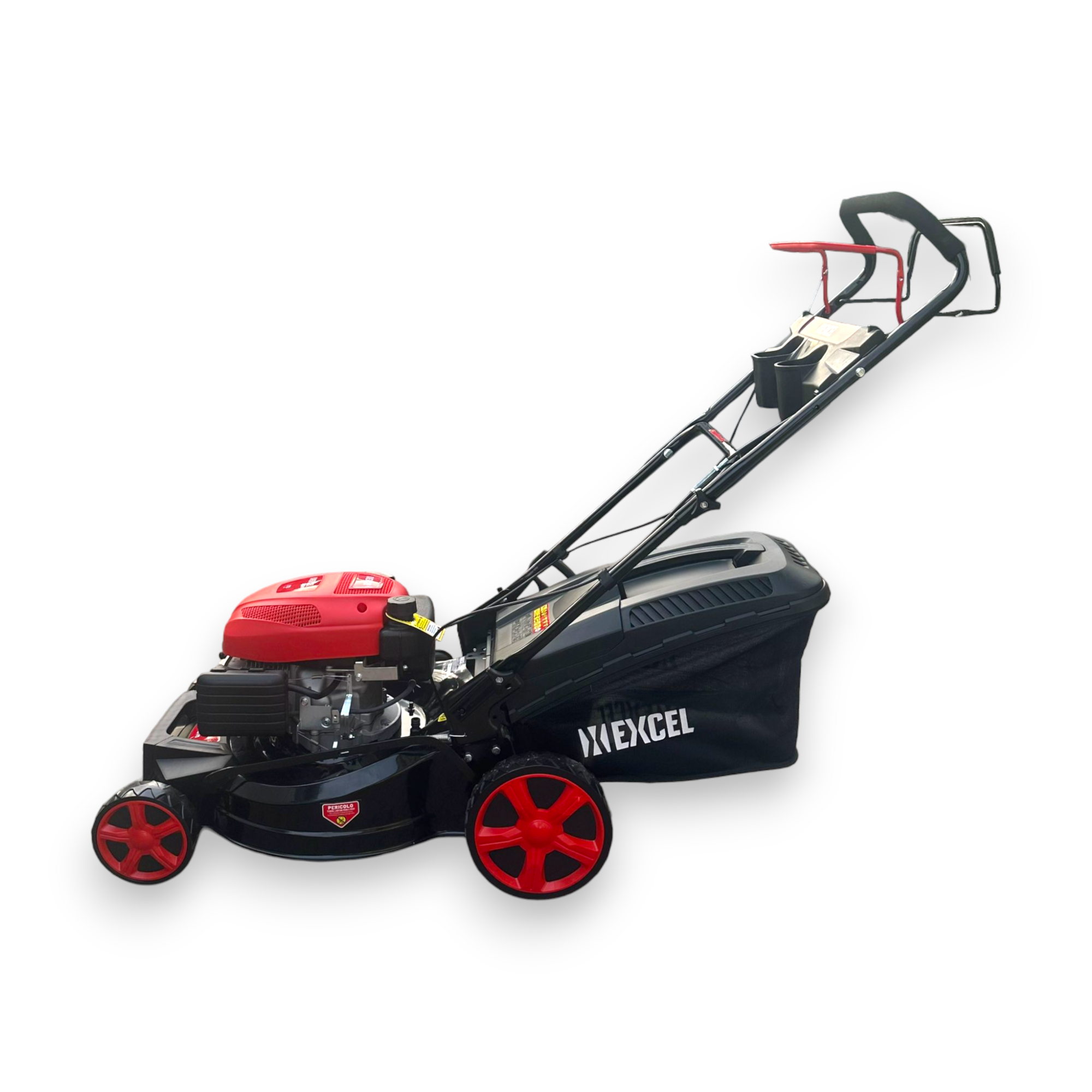 Tondeuse à gazon automotrice de 173 cm3 avec allumage électronique et hauteur de coupe réglable 