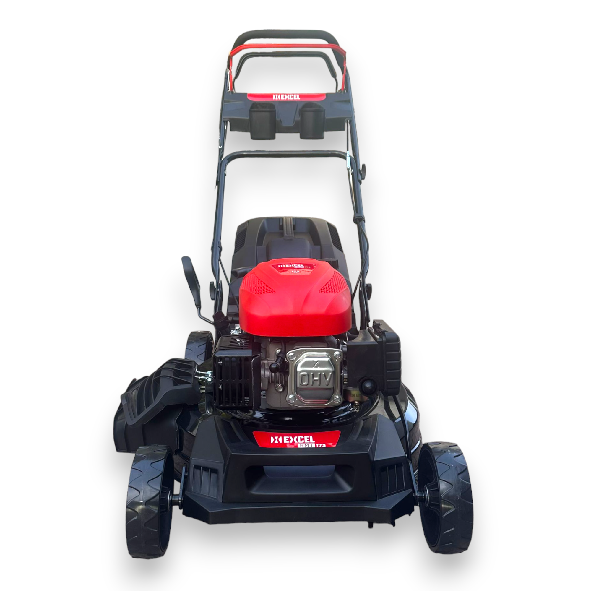 Tondeuse à gazon automotrice de 173 cm3 avec allumage électronique et hauteur de coupe réglable 
