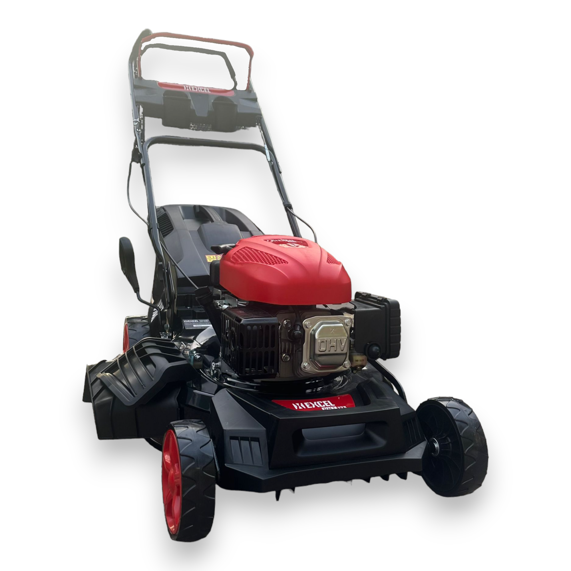 Tondeuse à gazon automotrice de 173 cm3 avec allumage électronique et hauteur de coupe réglable 