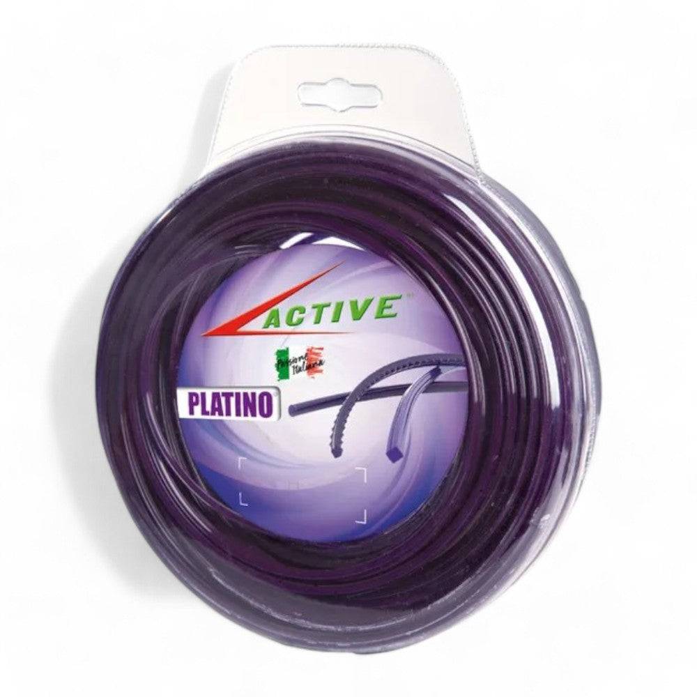 Fil nylon dentelé violet "Platinum" pour débroussailleuse - ø 3,3 mm - bobine de 200 m