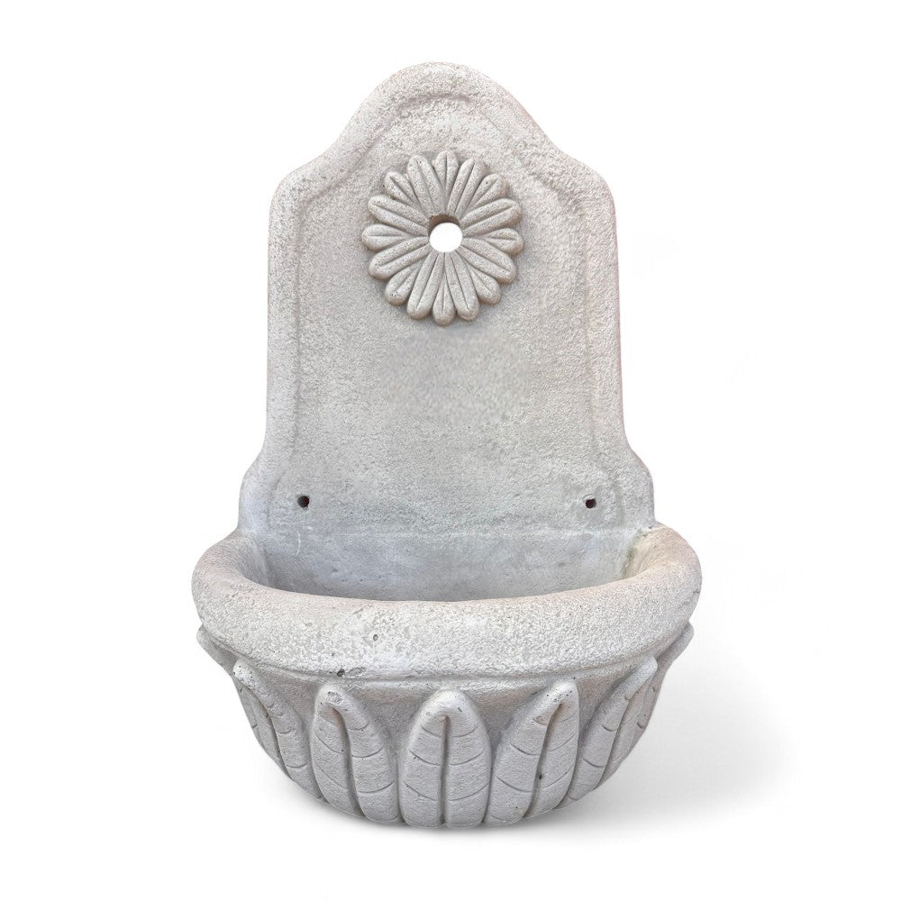 Fontaine Murale Feuille Grise 47x23xH66cm Decogarden