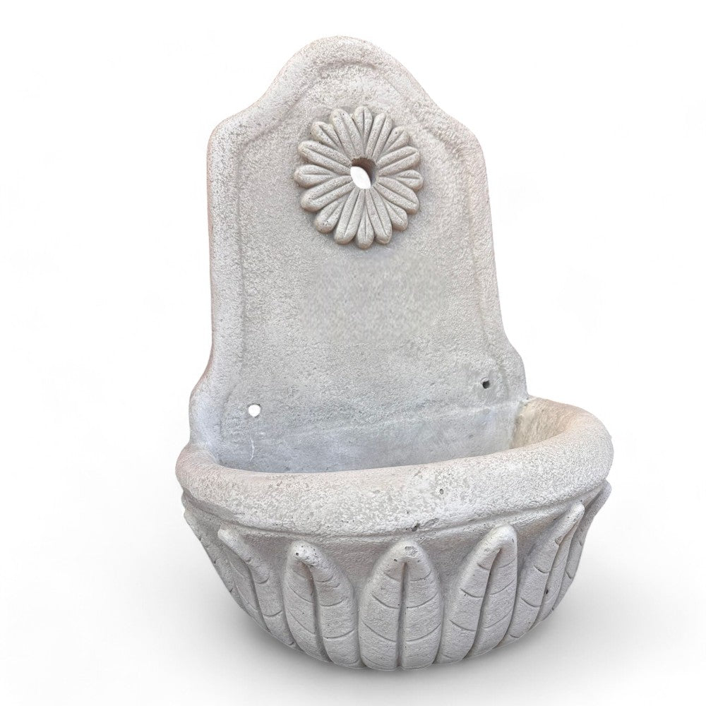Fontaine Murale Feuille Grise 47x23xH66cm Decogarden