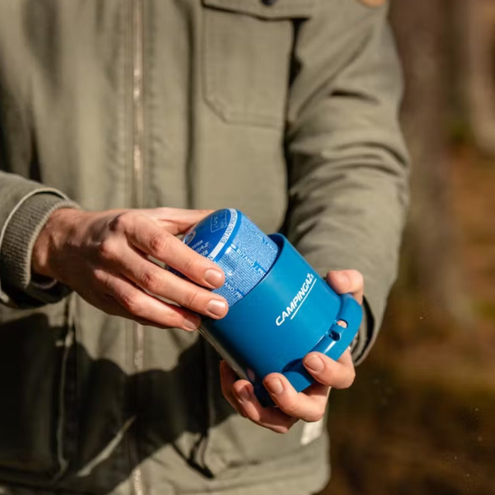 Réchaud à gaz de camping en plastique avec allumage manuel modèle 206 S