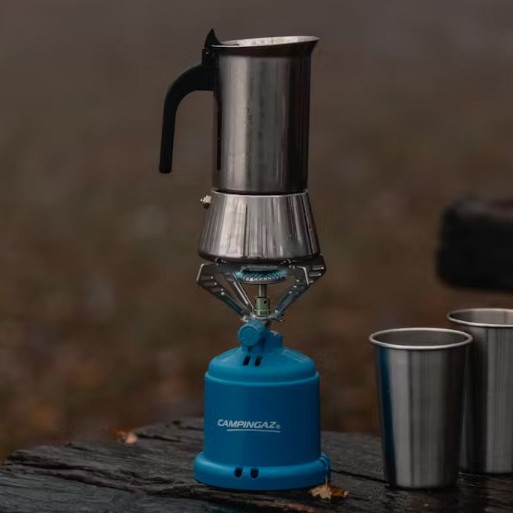 Réchaud à gaz de camping en plastique avec allumage manuel modèle 206 S