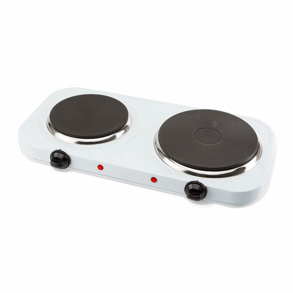 cuisinière électrique 2 plaques 2 x ø 15,5 cm - 1000/2000 watts
